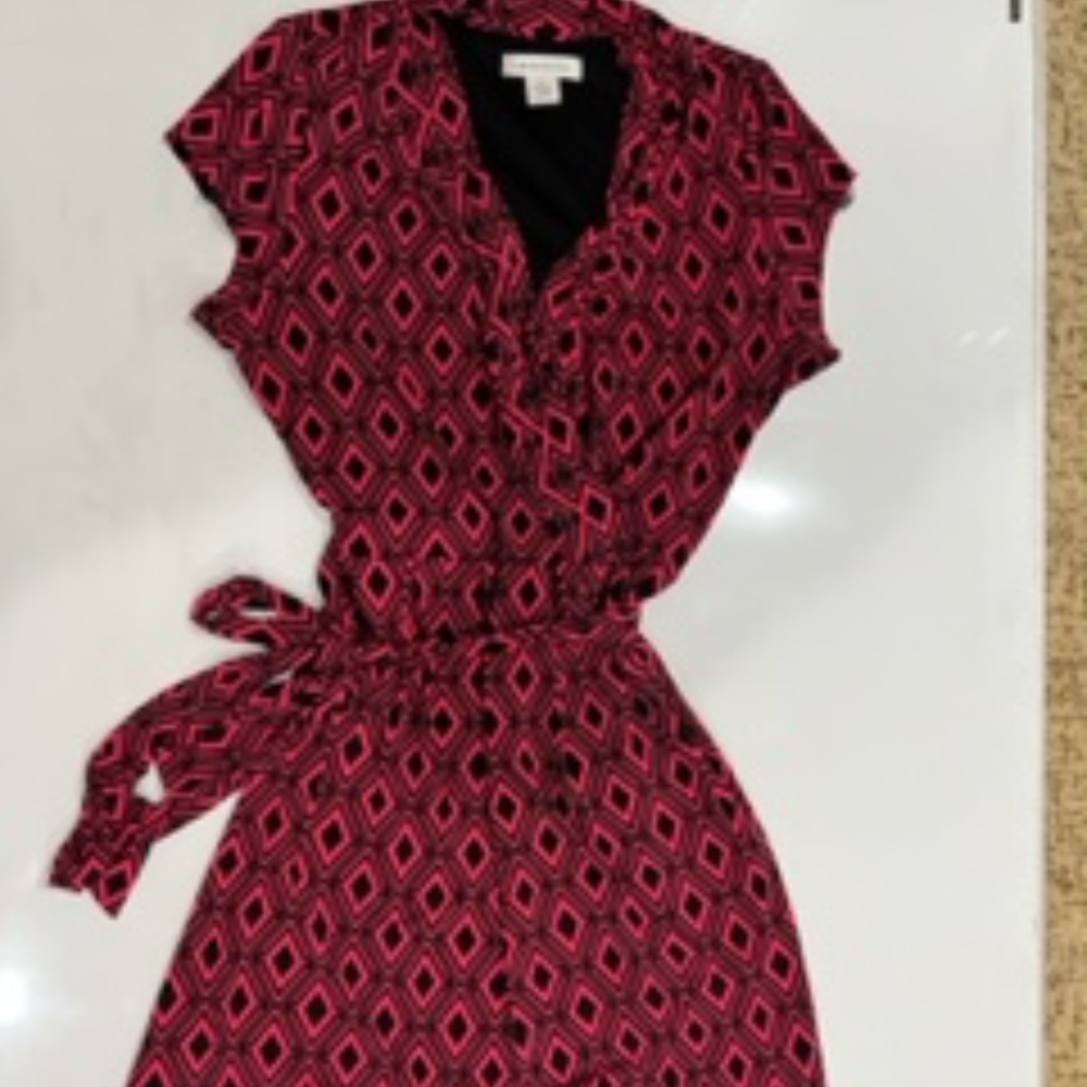 Liz Claiborne Dress - Size M - Pink and Black
